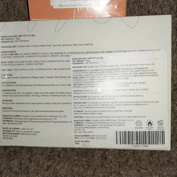 MOROVAN-Acrylic Powder&Liquid-Professional Acrylic Nail System & Builder Gel Kit - Picture 3 of 5